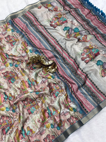 Authentic Kalamkari Saree -SA1225-1505