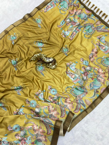 Authentic Kalamkari Saree -SA1225-1513