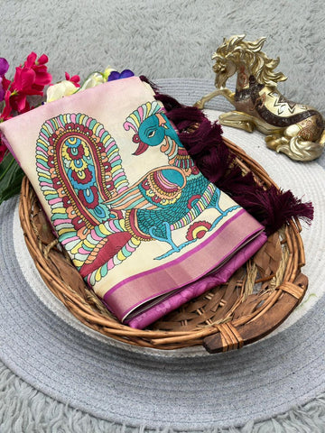 Authentic Kalamkari Saree -SA1225-1520