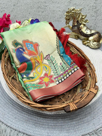 Authentic Kalamkari Saree -SA1225-1518