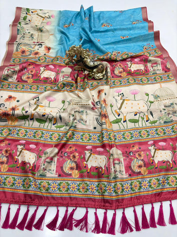 Authentic Kalamkari Saree -SA1225-1517