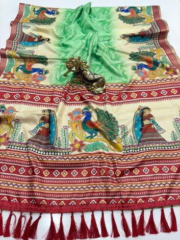 Authentic Kalamkari Saree -SA1225-1518