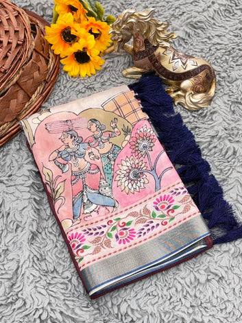 Authentic Kalamkari Saree -SA1225-1523