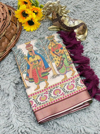 Authentic Kalamkari Saree -SA1225-1525