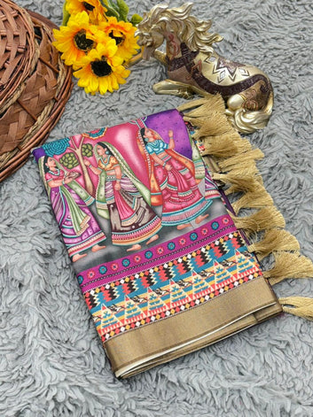 Authentic Kalamkari Saree -SA1225-1526