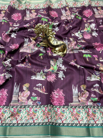 Authentic Kalamkari Saree -SA1225-1521