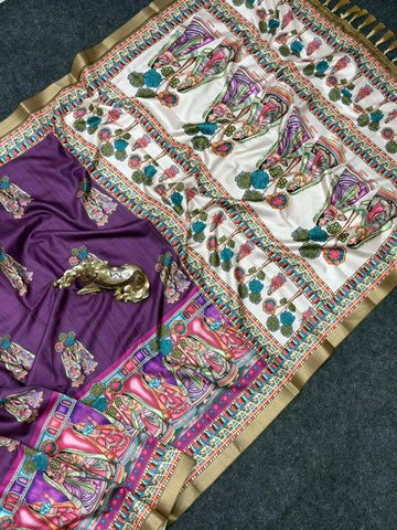 Authentic Kalamkari Saree -SA1225-1526