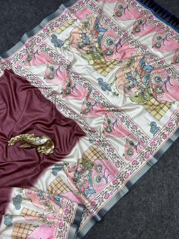 Authentic Kalamkari Saree -SA1225-1523