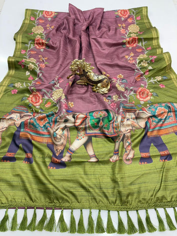 Authentic Kalamkari Saree -SA1225-1532