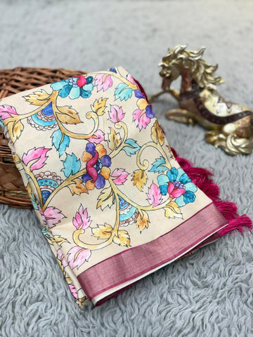 Authentic Kalamkari Saree -SA1225-1537