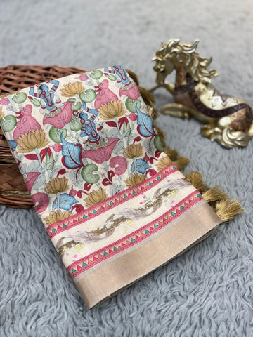 Authentic Kalamkari Saree -SA1225-1536