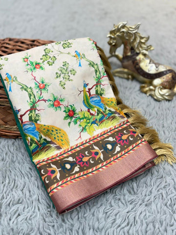 Authentic Kalamkari Saree -SA1225-1541