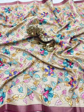 Authentic Kalamkari Saree -SA1225-1537