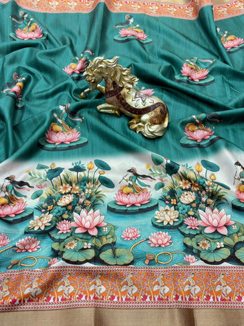 Authentic Kalamkari Saree -SA1225-1539