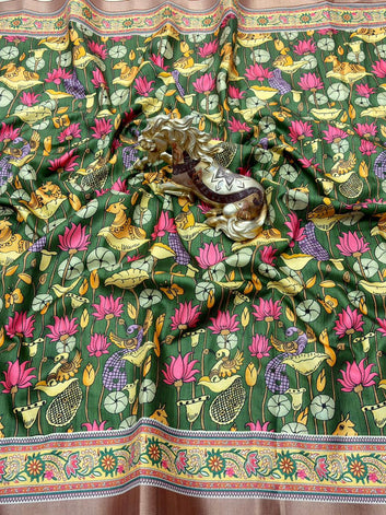 Authentic Kalamkari Saree -SA1225-1538