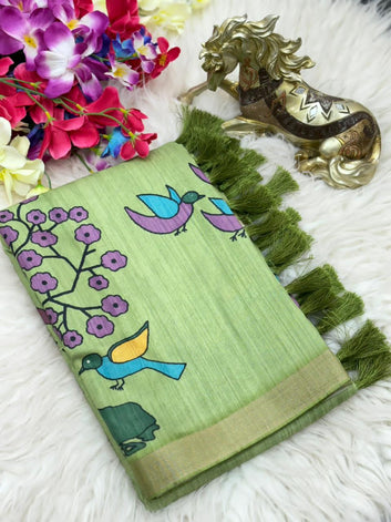 Authentic Kalamkari Saree -SA1225-1552