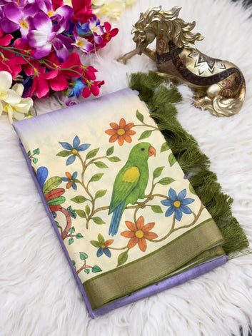 Authentic Kalamkari Saree -SA1225-1551