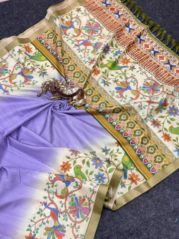 Authentic Kalamkari Saree -SA1225-1551