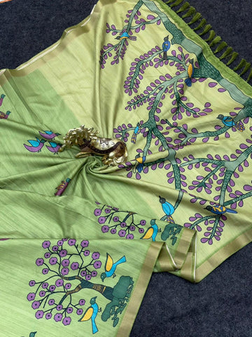 Authentic Kalamkari Saree -SA1225-1552