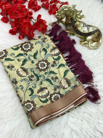 Authentic Kalamkari Saree -SA1225-1556