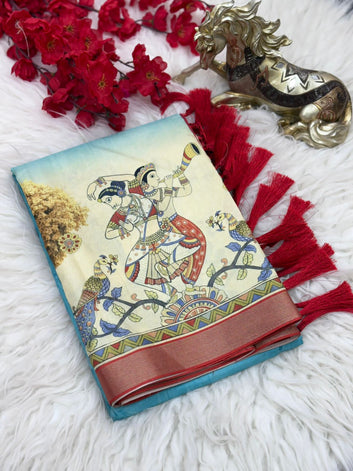 Authentic Kalamkari Saree -SA1225-1558