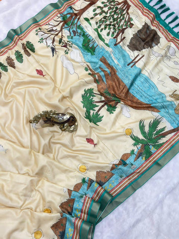 Authentic Kalamkari Saree -SA1225-1560