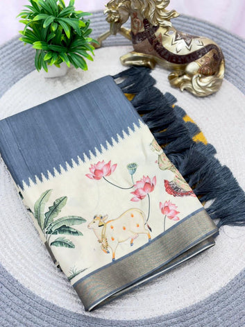 Authentic Kalamkari Saree -SA1225-1573