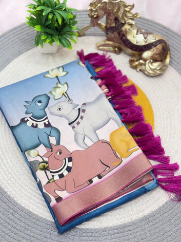 Authentic Kalamkari Saree -SA1225-1574