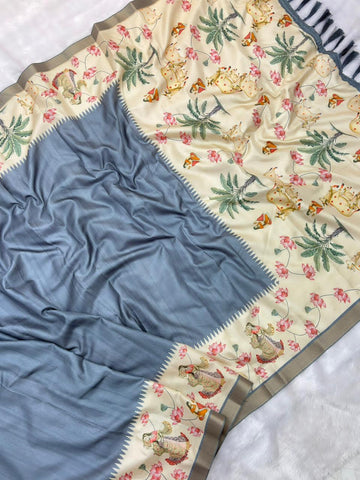 Authentic Kalamkari Saree -SA1225-1573