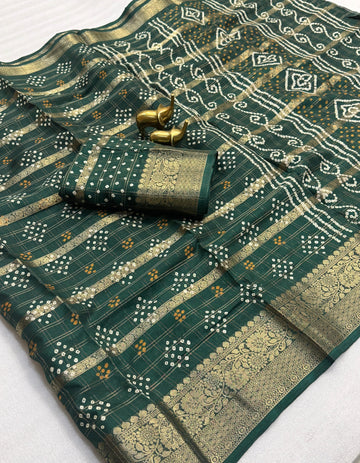 Beautiful Dola Silk Bandhani Saree-SA1225-1593
