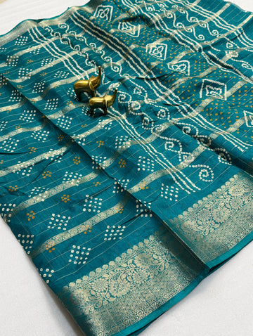 Beautiful Dola Silk Bandhani Saree-SA1225-1594