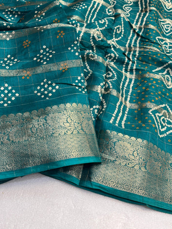 Beautiful Dola Silk Bandhani Saree-SA1225-1594