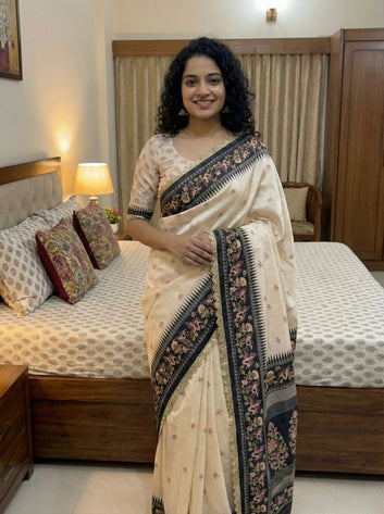 Designer Soft Pure Tussar Silk Saree-SA1225-1592