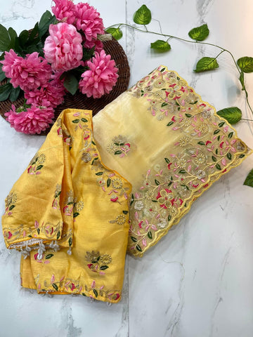 Very Soft Fendy Chiffon Pedding Designer Saree SA1225-1722