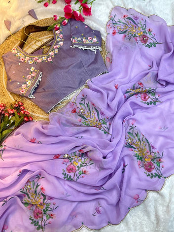 Pure Soft Zimmy Choo Silk Designer Saree SA1225-1732