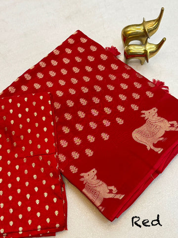 Pure Viscose Chinon Silk Saree SA1225-1697