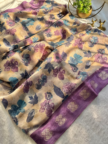 Beautiful Soft Self Silk Saree SA1225-1698
