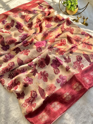 Beautiful Soft Self Silk Saree SA1225-1699