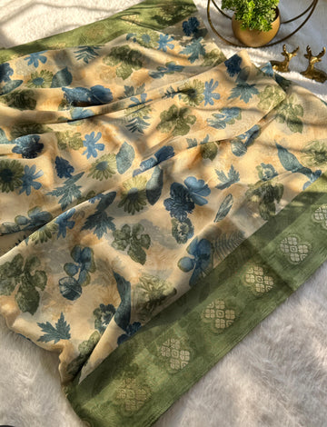 Beautiful Soft Self Silk Saree SA1225-1701