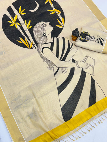 Kerala Gold Tissue Saree SA1225-1706