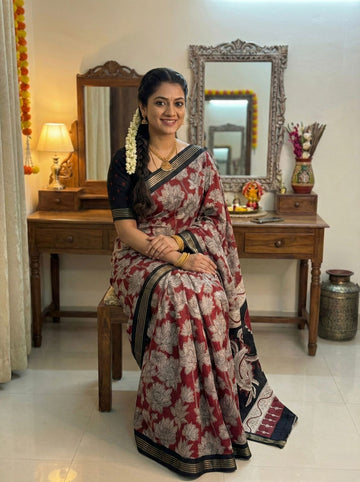 Beautiful Mangalagiri Silk Saree SA1225-1713