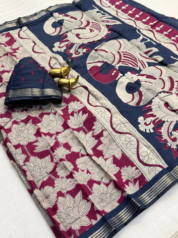 Beautiful Mangalagiri Silk Saree SA1225-1714