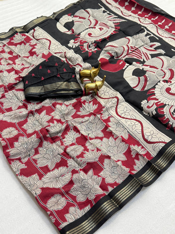 Beautiful Mangalagiri Silk Saree SA1225-1713