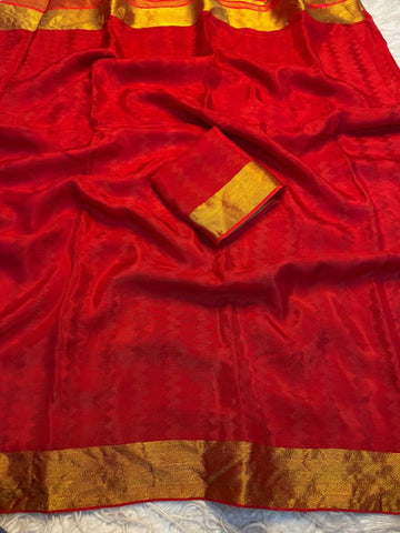 Pure Viscose  Saree with Running Blouse SA126-1785
