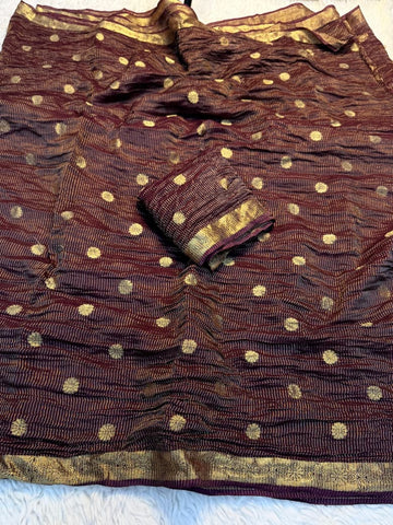 Pure Viscose  Saree with Running Blouse SA126-1780