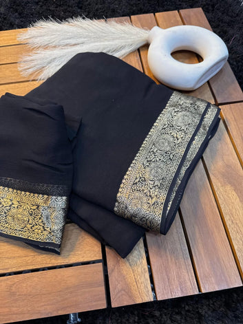 Pure Viscose  Saree with Running Blouse SA126-1759