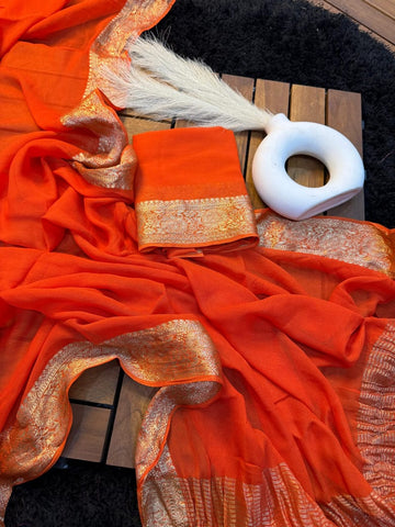 Pure Viscose  Saree with Running Blouse SA126-1760