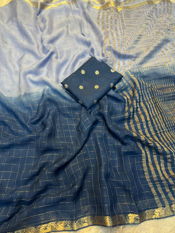 Pure Viscose Georgette Saree with Running Blouse SA126-1745