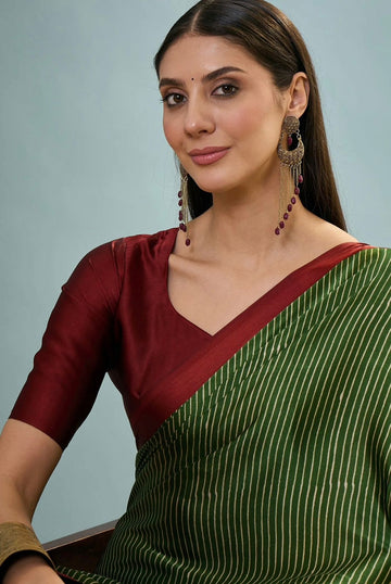 Original Ajrakh Saree with Digital Print SA126-1792