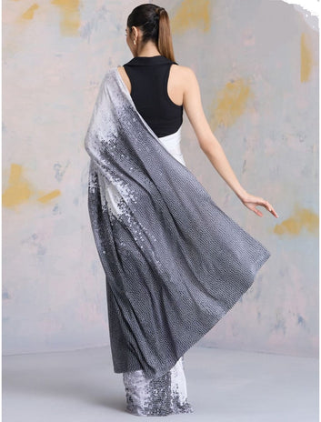 PartyWear  Saree with Digital Print SA126-1836